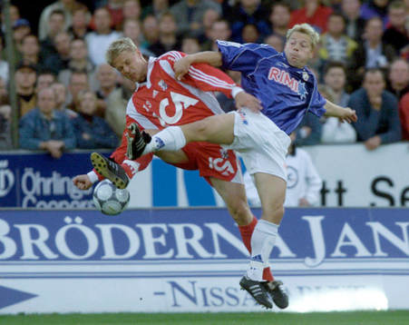 Mikael Nilsson, Göteborg och Robert Andersson, Halmstad