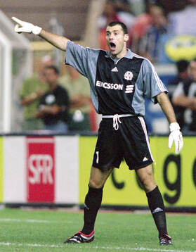 Marseille goalkeeper Stephane Trevisan