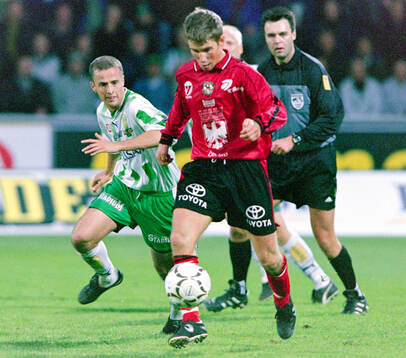 Örebros Jonas Pelgander mot Hammarbys Jens Gustafson