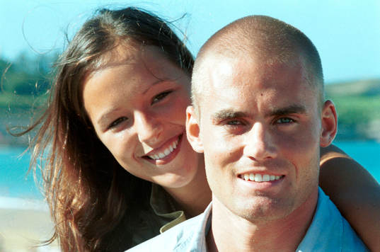 Olof Mellberg och flickvän