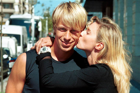 Mattias Asper och Simone (flickvän)