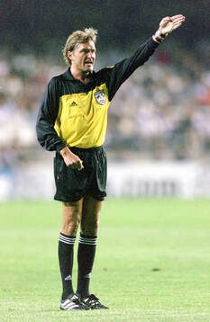 Referee Anders Frisk