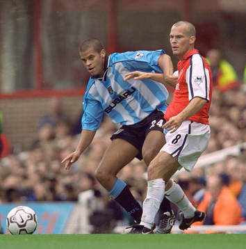 Fredrik Ljungberg, Arsenal och Marcus Hall, Coventry