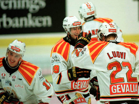 Mikko Louvu och Tom Bisset, Brynäs jubel