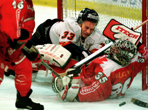 Henrik Lundqvist, Frölunda och Vladimir Orszagh,