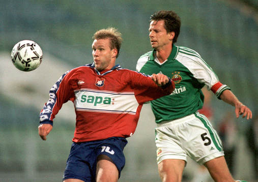 Joachim Karlsson, Örgryte och Peter Schöttel, Wien
