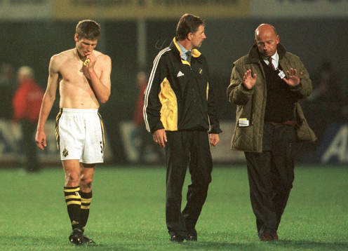 Michael Brundin, Stuart Baxter, tränare och klubbdirektör