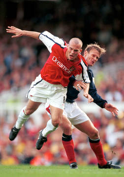 Fredrik Ljungberg, Arsenal och Ted Sheringham, Manchester