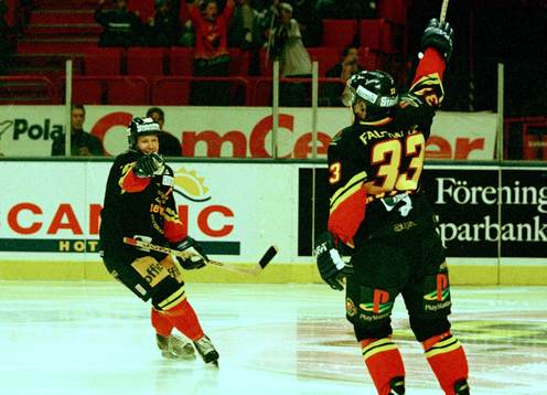 DIF - Leksand 5-1. Charles Berglund och Vladimir Orsagh