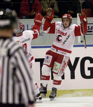 Henrik Zetterberg jublar