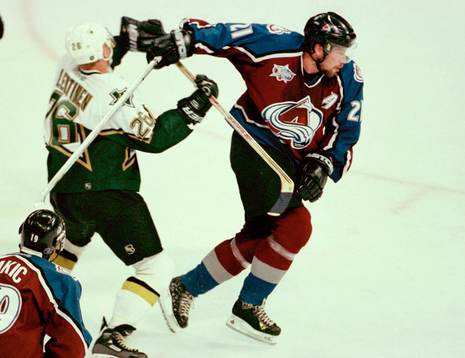Peter Forsberg, Colorado och Jere Lehtinen, dallas
