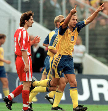 Henrik Larsson, Sverige jublar