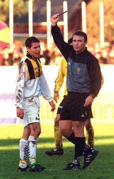 Domare Andreas Kovacs och Jonas Henriksson, Häcken