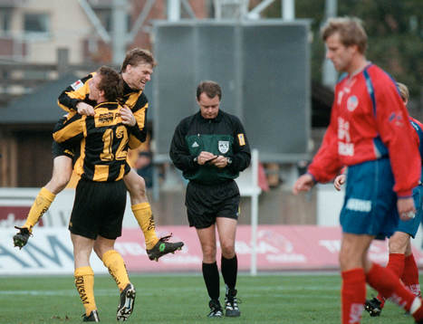 Patric Karlsson och Kim Källström, Häcken jubel Hans