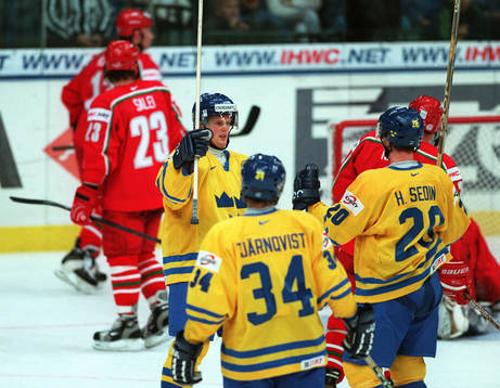 Daniel och Henrik Sedin, Sverige