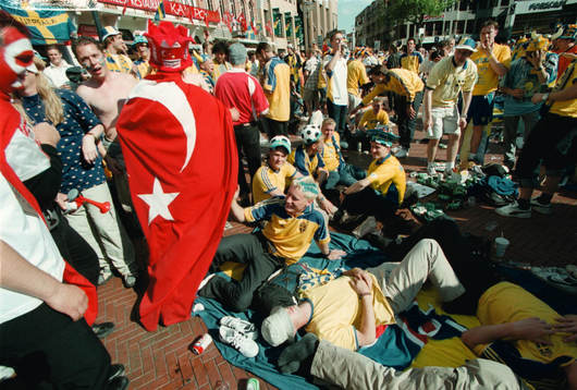 Supporter Sverige och Supporter Turkiet
