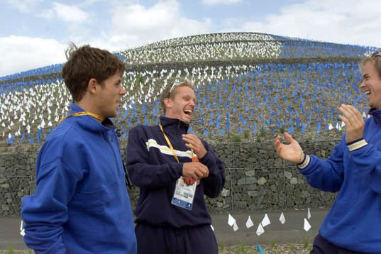 Andreas  Vinciguerra, Thomas Johansson och Magnus Norman
