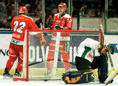 Elitserien, Frölunda - Björklöven. Kristian Huselius och