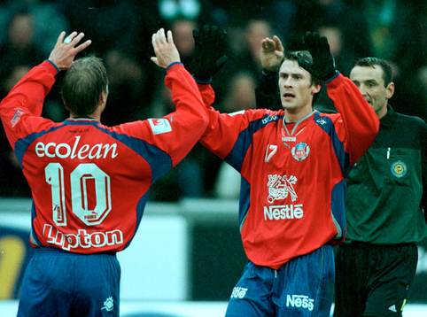 Michael Hansson och Hans Eklund, Helsingborg jubel