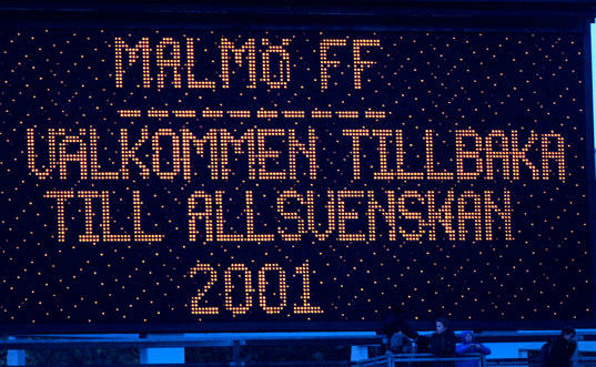 Malmö FF Välkommen tillbaka till Allsvenskan 2001