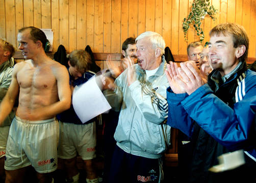 Halmstad BK Svenska mästare år 2000. Tom Prahl och