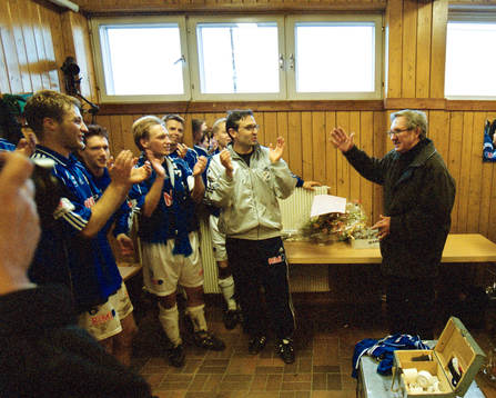 Halmstad BK Svenska mästare år 2000. Stig Nilsson,