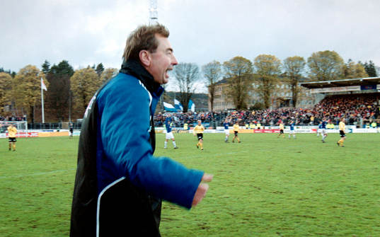 Halmstad BK Svenska mästare år 2000. Tom Prahl, tränare