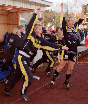 Jubel Umeå (Svenska Mästare, SM-guld, Guld)