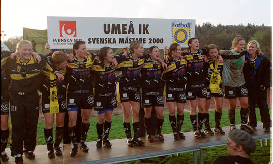 Jubel Umeå (Svenska Mästare, SM-guld, Guld)