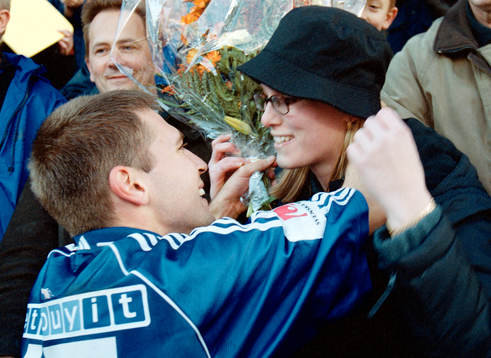 Halmstad BK Svenska mästare år 2000. Stefan Selakovic
