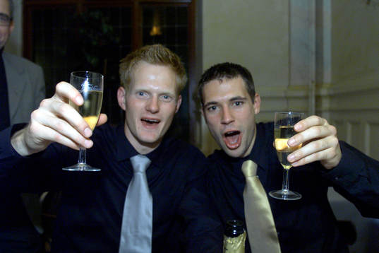 Michael Svensson och Stefan Selakovic, Halmstad (Svenska