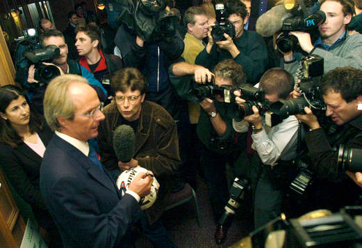 Sven-Göran Eriksson, Förbundskapten England