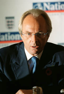 Sven-Göran Eriksson, Förbundskapten England
