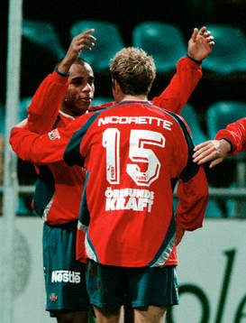 Alvaro Santos och Mattias Lindström Helsingborg