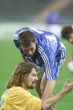 Stefan Selakovic, Halmstad och Erik Mykland, München