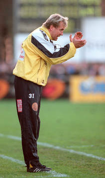 Hans Larsson, tränare Mjällby