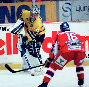 Mikael Tellqvist, Sverige och Petr Cajanek, Tjeckien