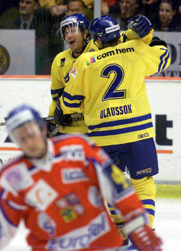 Ishockey, Karjala Cup, Sverige - Tjeckien Leif Rohlin och