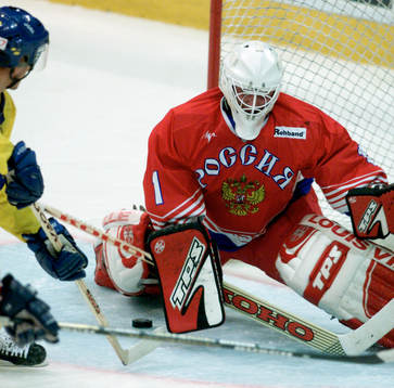 Andreas Salomonsson, Sverige och Aleksei Ivashkin, målvakt