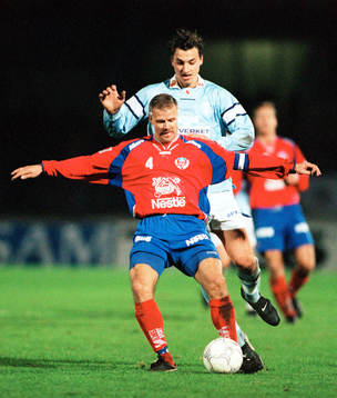 Roland Nilsson, Helsingborg och Zlatan Ibrahimovic, Malmö