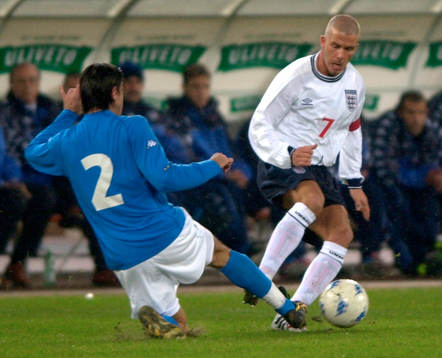 Francesco Coco, Italien och David Beckham, England