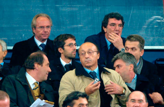 Sven Göran Eriksson, förbundskapten England och Dino Zoff