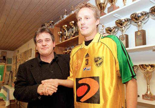 Fotboll, Åke Johansson och Stefan Noresson, IFK Hässleholm