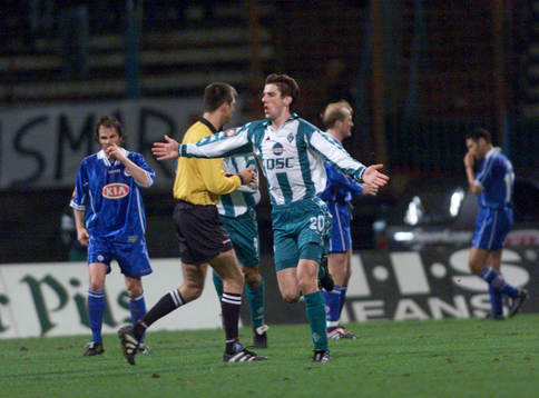 Fotboll, Bundesliga, Hansa Rostock - Werder Bremen