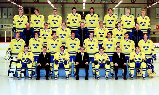 Fjärde raden fr v. Mathias Månsson, Martin Samuelsson,