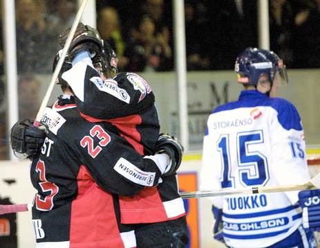 Marcus Thuresson och Fredrik Lindqvist, Malmö jublar.