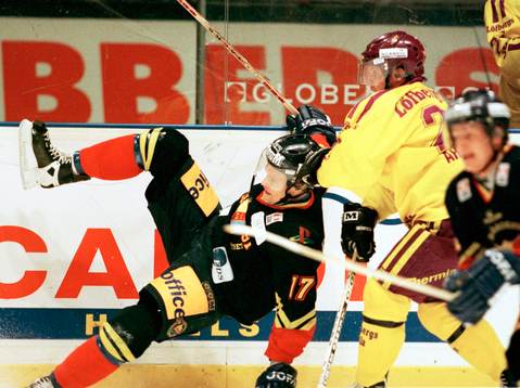 Ishockey, Elitserien, Djurgården - Färjestad. Mattias