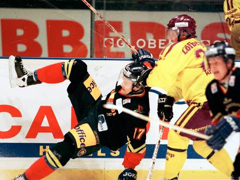 Ishockey, Elitserien, Djurgården - Färjestad. Mattias