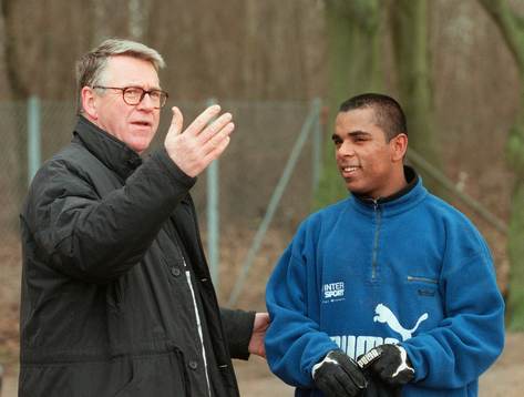 Claes Johansson, ordförande och Alaro Santos, Helsingborg