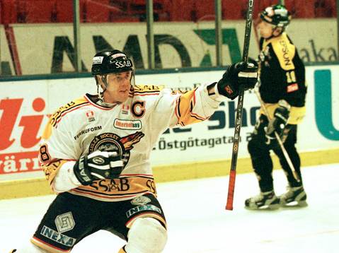 Ishockey, Elitserien, AIK - Luleå. Roger Åkerström,